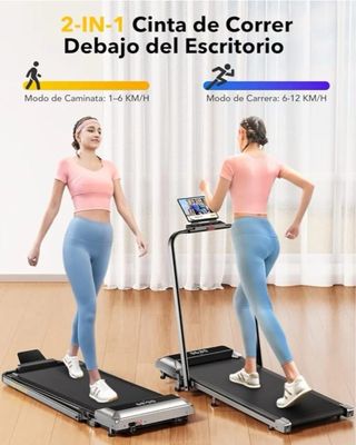 Cinta de correr plegable con inclinación