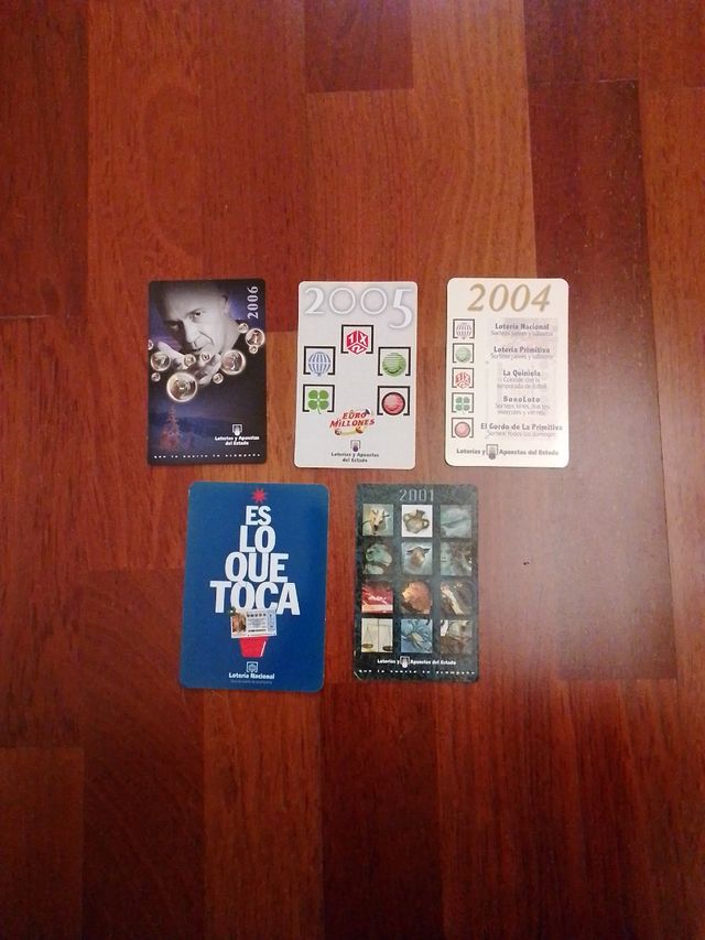 Calendarios Lotería Nacional