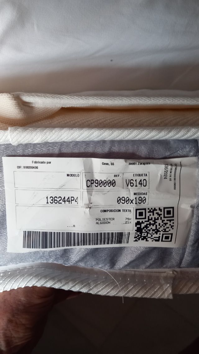 2 Colchones ergonómicos nuevos.