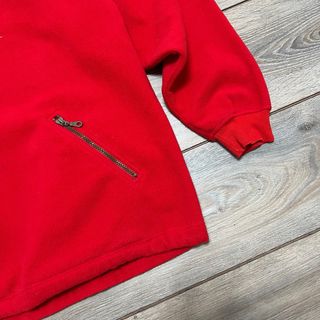 Vintage 80s Embroidered Graphic Fleece Jacket