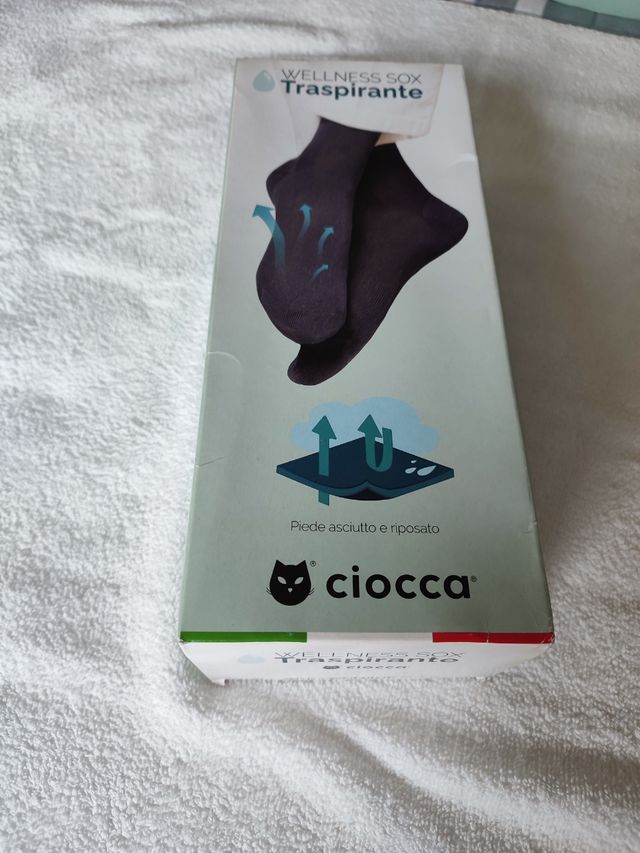 6 paia calzini lunghi caldo cotone traspiranti 