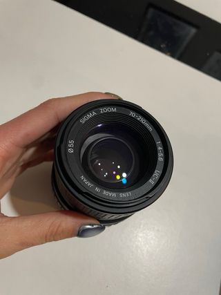 Objetivo cámara Nikon