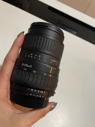Objetivo cámara Nikon