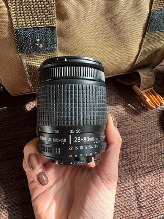 Objetivo cámara Nikon