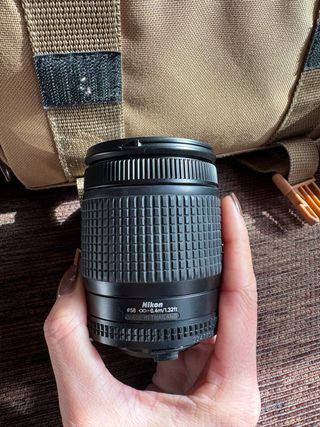 Objetivo cámara Nikon