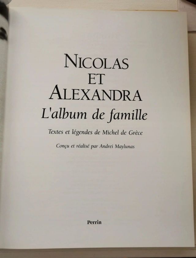 Nicolas et Alexandra. L'album de famille