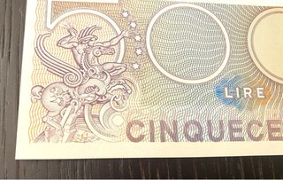 500 lire cartamoneta