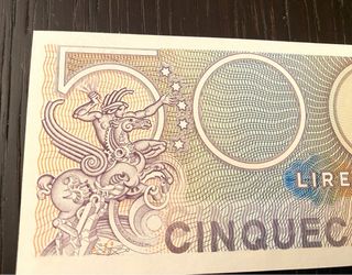500 lire cartamoneta