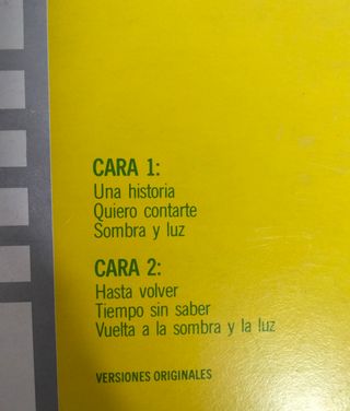 TRIANA ‎(Sombra Y Luz) - Vinilo Promo