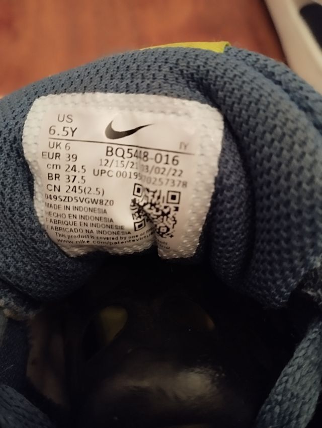 Zapatillas Nike court talla 39