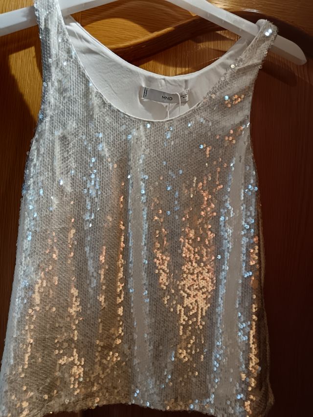 Top de lentejuelas nuevo Talla M de MANG