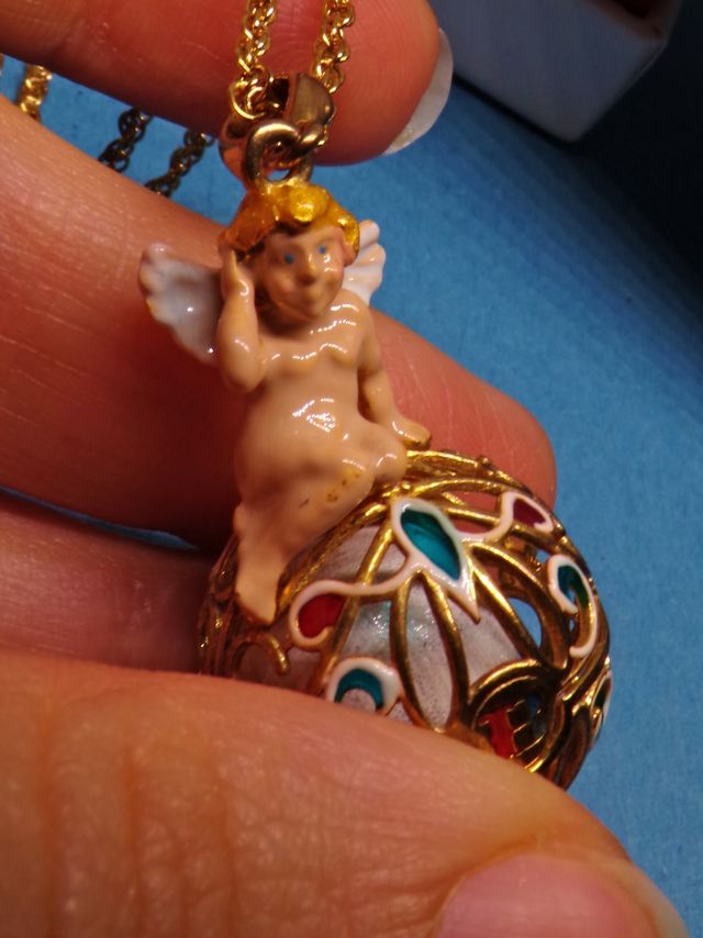 ISOLA BELLA collana argento 925 chiama angeli