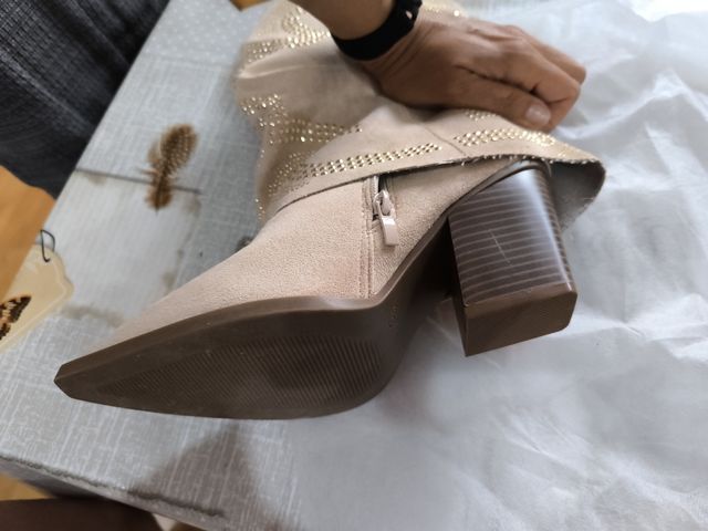 Botas cowboy botín punta talla 39