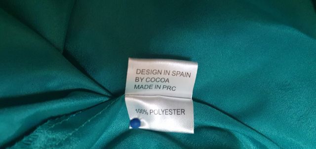 Vestido verde sin estrenar con etiquetas