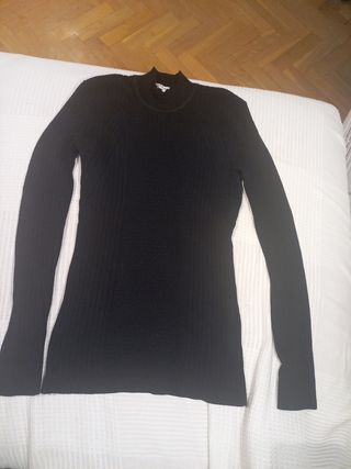 Jersey negro cuello perkin Naf Naf