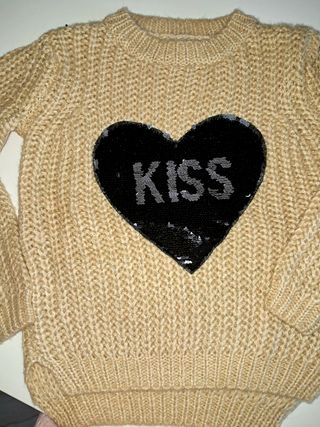 Maglione girocollo invernale bimba