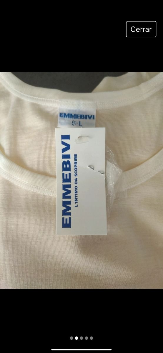 Camiseta en lana y seda de Emmebivi
