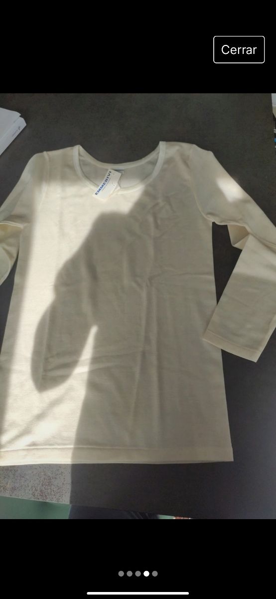 Camiseta en lana y seda de Emmebivi