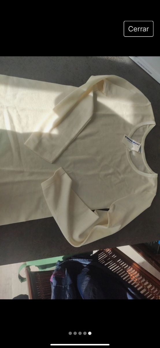 Camiseta en lana y seda de Emmebivi