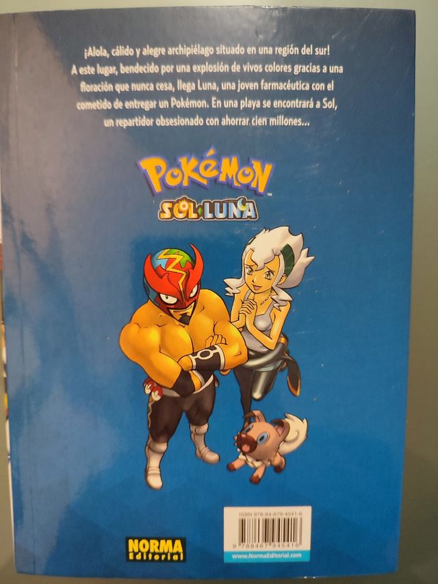 Pokemon Sol y luna manga 