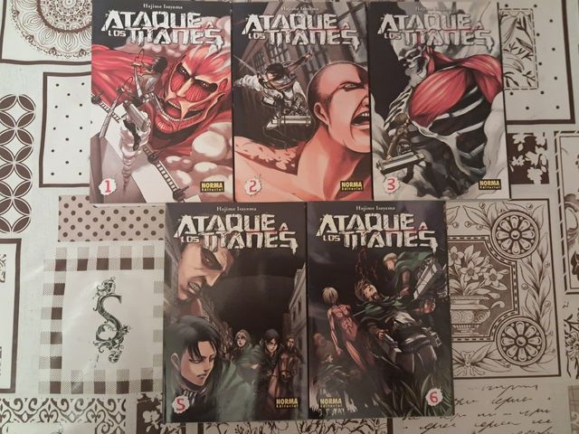 Manga SNK (AOT) 1,5,6