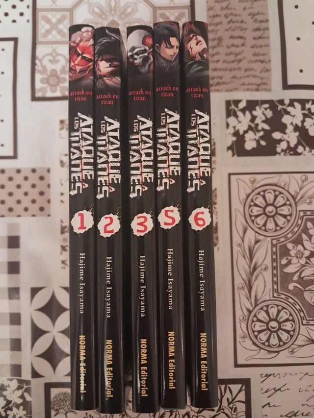 Manga SNK (AOT) 1,5,6