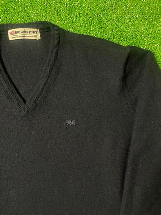 Jersey vintage Brown Jury azul marino