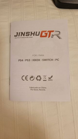 VOLANTE JINSHU GTR PS4/PS3/XBOX/SWITCH/P