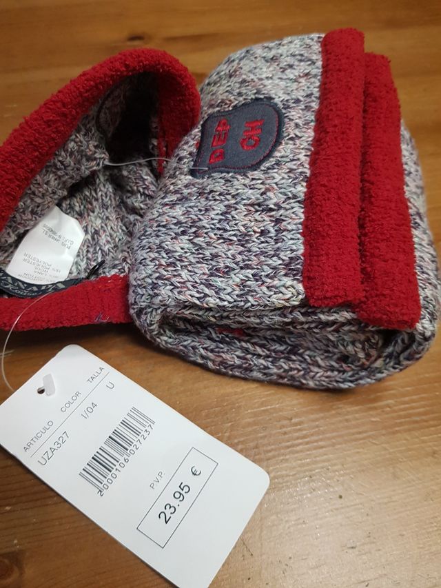 Gorro y bufanda niño