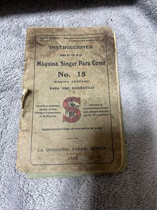 Maquina coser Singer 1926