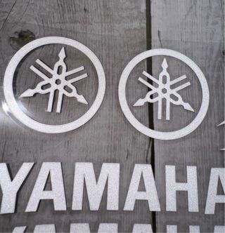 KIT PEGATINAS YAMAHA LOGO MOTO R1 R2 R6 WRF YZF MT