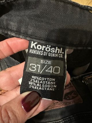 Pantalón vaquero chico 40