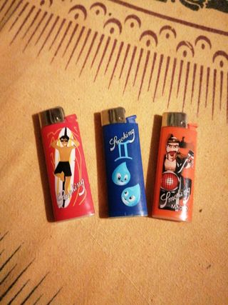 Tre Accendini Smoking da Collezione 