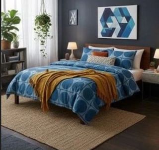 Copripiumino matrimoniale Ikea + federe