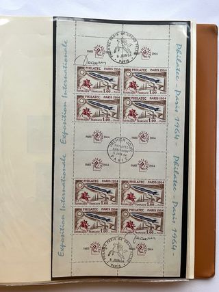 Álbum Sellos Francia 1960/1972 Usados 53 Páginas