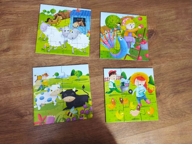 Puzles Educa tamática granja