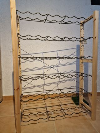 Portabottiglie IKEA IVAR in legno e metallo