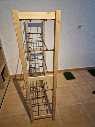 Portabottiglie IKEA IVAR in legno e metallo