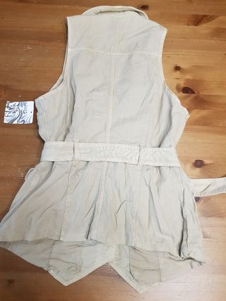 Chaleco safari Beige 