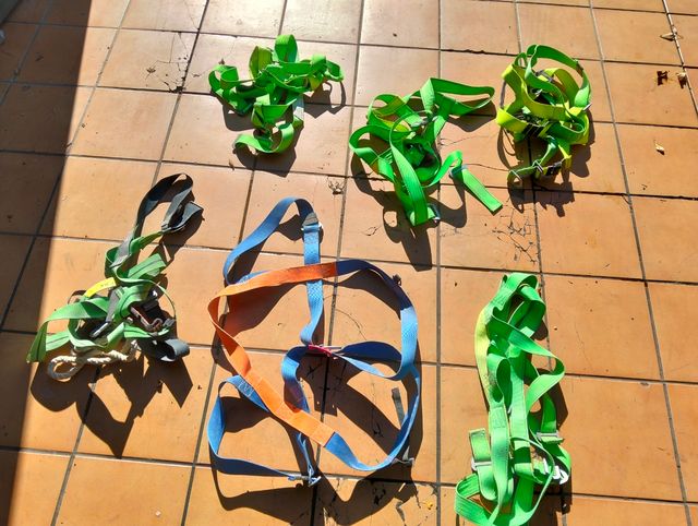 Lote arnés seguridad de trabajo