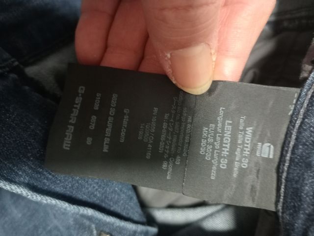 Pantalón vaquero hombre RAW