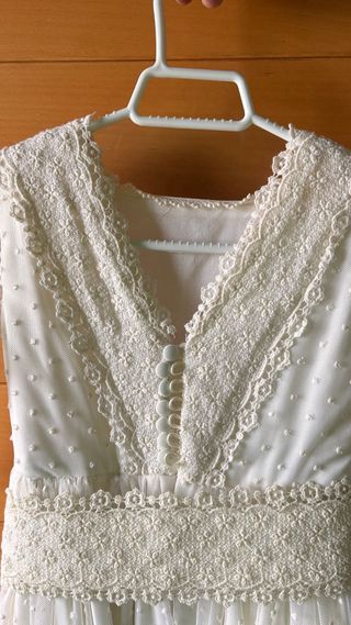 Vestido comunión niña de Paqui Barroso