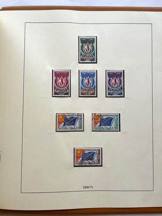Álbum Sellos Francia 1980/1985 Usados