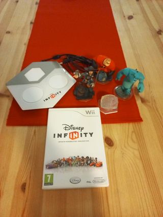 Wii infinity+plataforma+figuritas