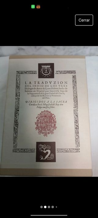 Traducción de Diálogos de amor de León Hebréo del 