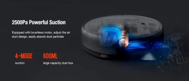 Robot Aspirador Láser Xiaomi - Friega y Aspira