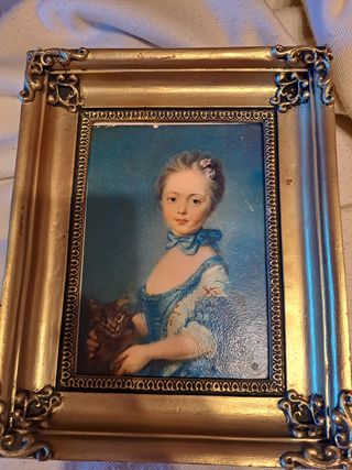 A girl with a kitten (1743) - Perronneau