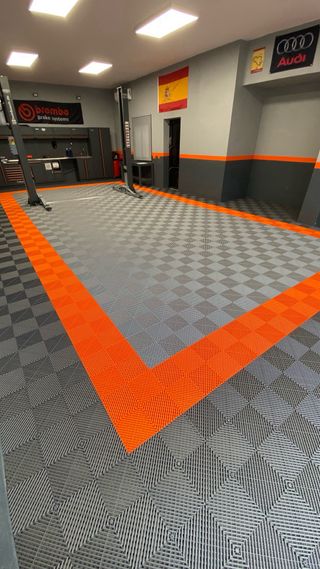 Suelo modular para taller y garaje
