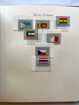 Álbum Sellos Naciones Unidas Nuevos**