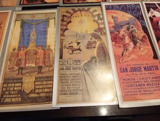 CARTEL FIESTAS MOROS Y CRISTIANOS ALCOY